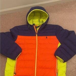 Ralph Lauren Neon Puffer Jacket